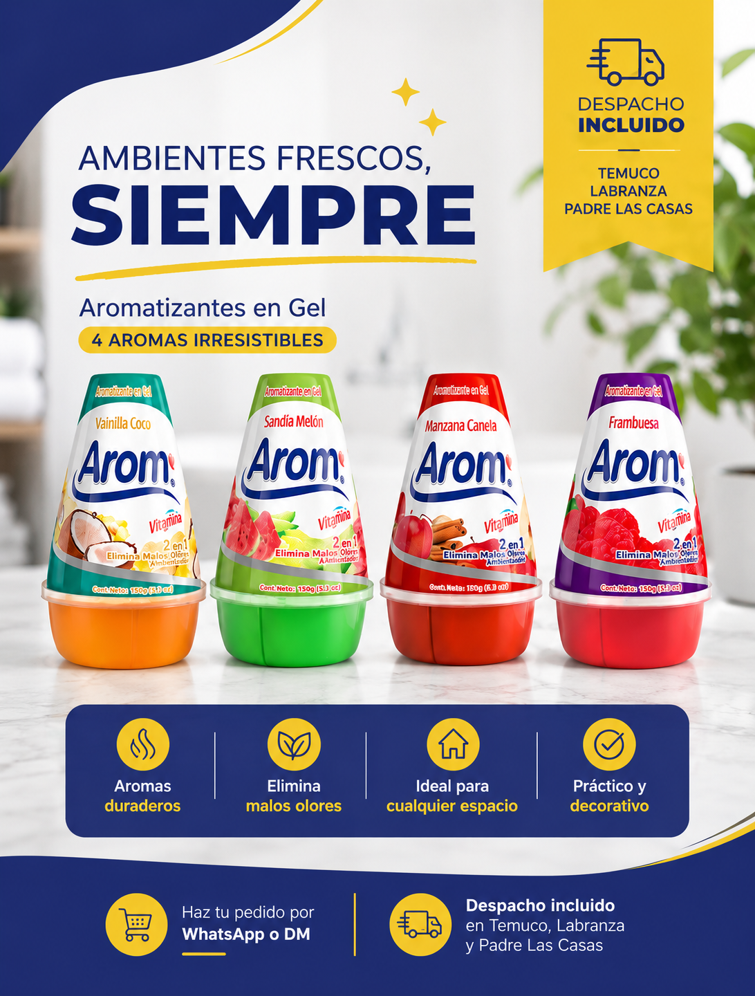 Desodorantes Ambiental Arom