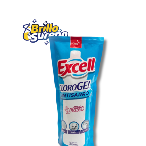 Cloro Gel Antisarro Excell aroma Floral Doypack 500ml
