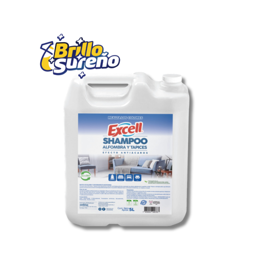 Shampoo Alfombra Y Tapices Bidon 5 Lt Excell