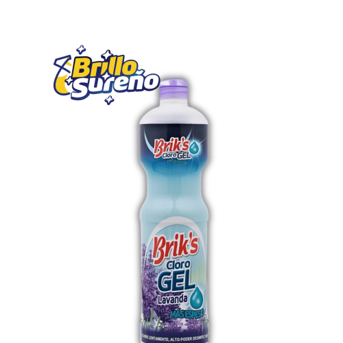 Cloro Gel fragancia Lavanda Brik's 900 Ml