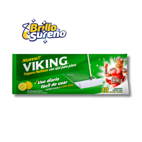 Trapero Húmedo Viking Limón 12 unid