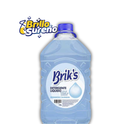 Detergente Líquido Matic Brik's Celeste 5 litros