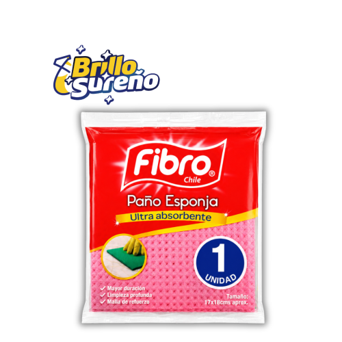 Paño Esponja Fibro Chile Empaque 1 unid