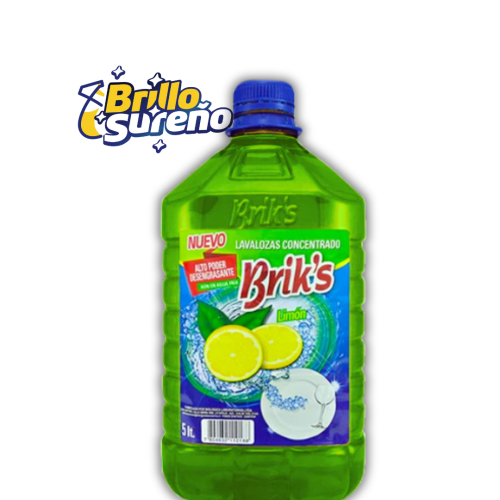 Lavaloza Concentrado Brik's Verde 5 Litros