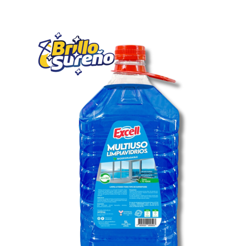 Limpiador y Limpiavidrios Multiusos Excell 5 litros