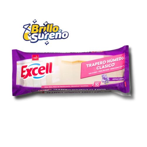 Trapero Humedo Clásico Excell todo Piso Lavanda