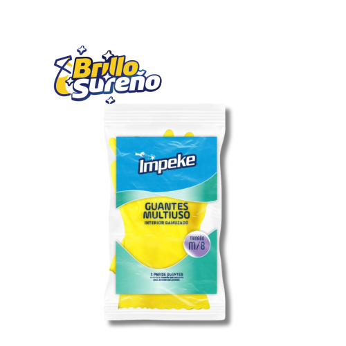 Guantes Amarillos Multiusos Impeke tala M 8