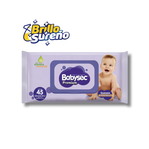 Toalla Húmeda Babysec Premium 45 unid