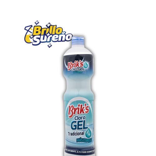 Cloro Gel fragancia Tradicional Brik's 900 Ml