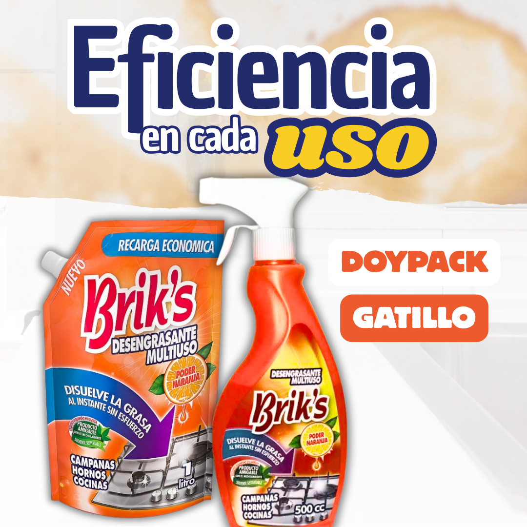 Desengrasante Brik´s Eficiencia en cada uso