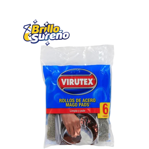 Rollos de Acero Mago Pads 6 unidades
