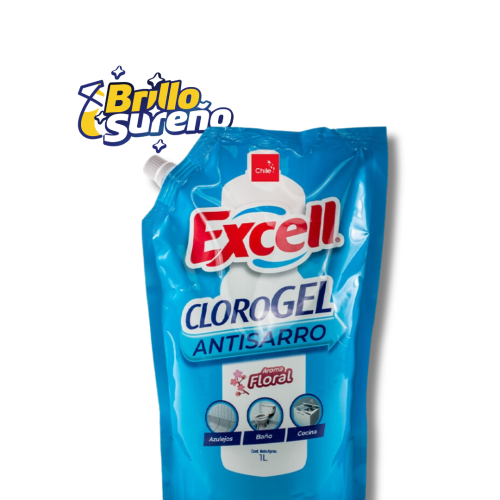 Cloro Gel Antisarro Excell aroma Floral Doypack 1 litro