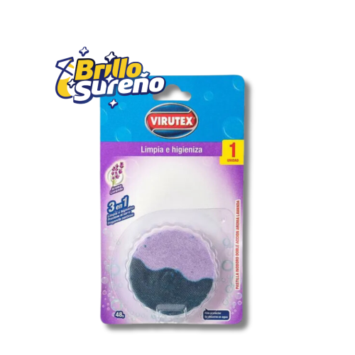 Pastilla Inodoro Estanque Lavanda Virutex